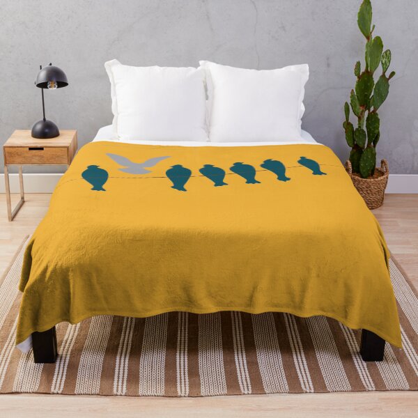 Item preview,  Abstract Bird Shapes  for Throw Pillows 6 designed and sold by blueocan.
