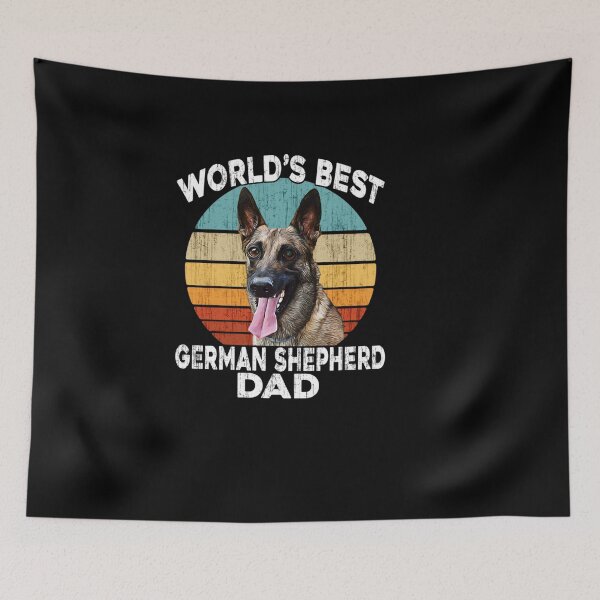 Item preview, FATHER DAY GERMAN SHEPHERD WORLD BEST SHEPHARD DAD DOG designed and sold by sobriowslen.