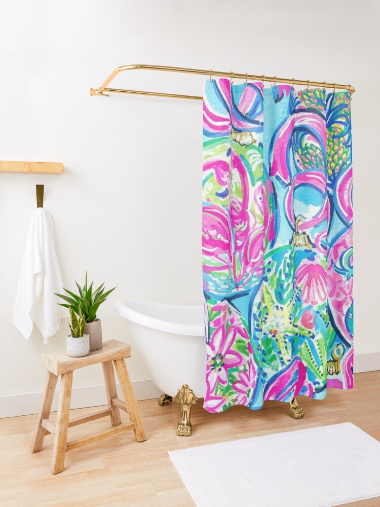 Discover lilly pulitzer pattern,lilly pulitzer designer lilly pulitzer  Shower Curtain