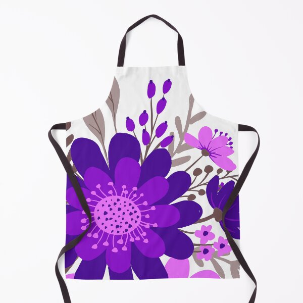 Item preview, Navy Purple Floral Art designed and sold by Tshirtstory.