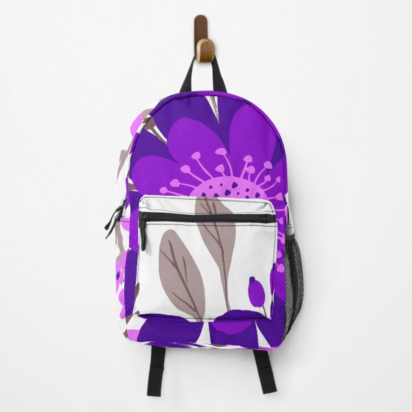 Item preview, Navy Purple Floral Art designed and sold by Tshirtstory.