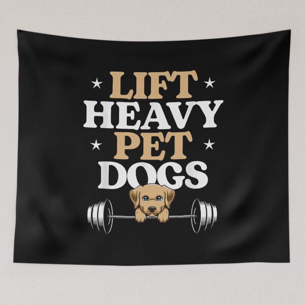 Item preview, Lift Heavy Pet Dogs Bodybuilding Weight Training Gym  designed and sold by AdonisShop.