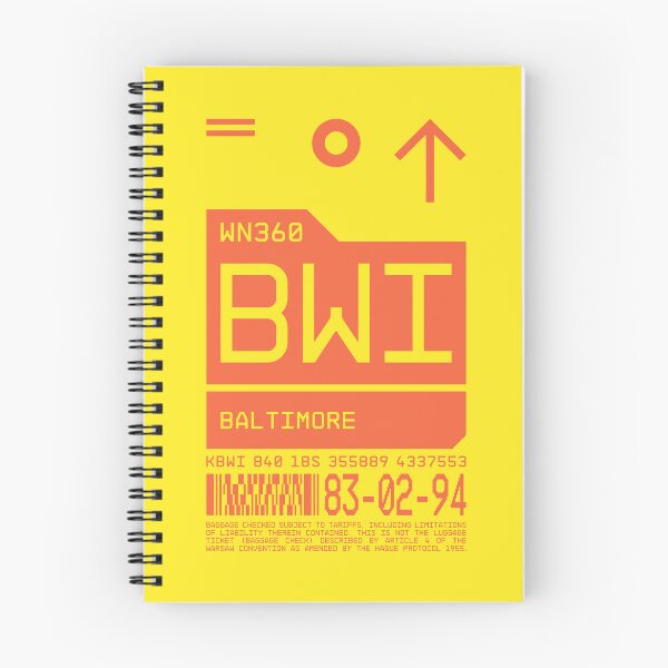 Item preview, Luggage Tag C - BWI Baltimore USA designed and sold by VoodooCircus.