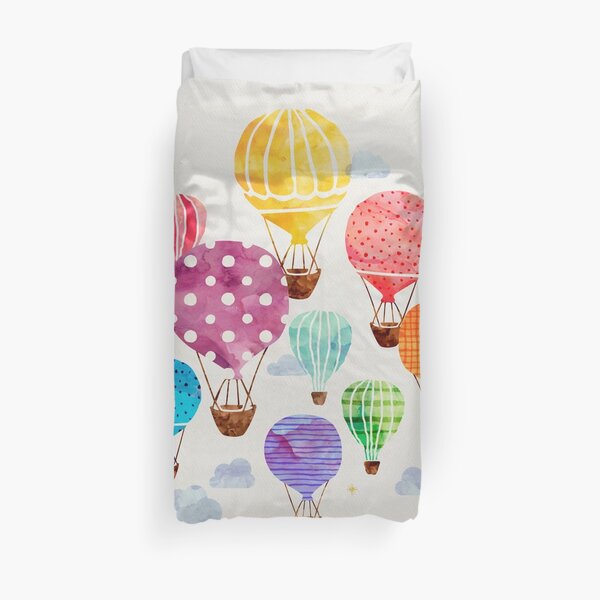 Hot Air Balloon Duvet Cover