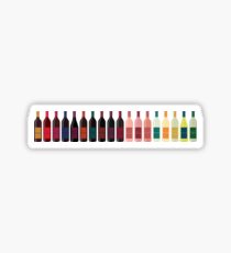 Wine Bottles Sticker