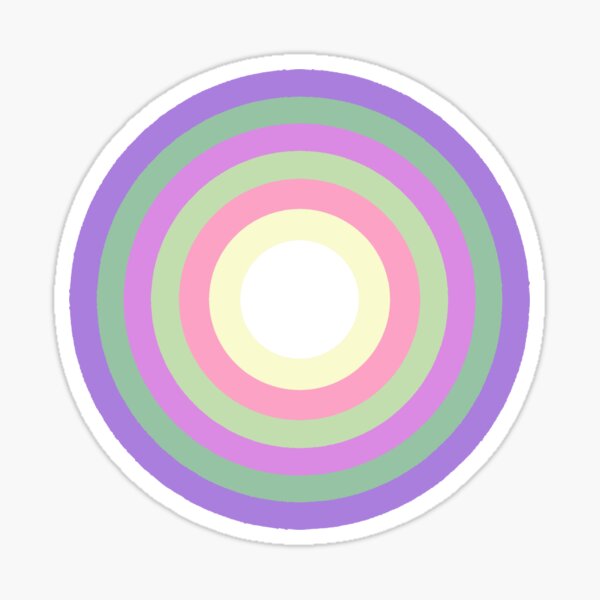 Genderfae Pride Flag Circle Sticker For Sale By Kiippers Redbubble