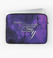 Usually Good Natured Laptop Sleeve