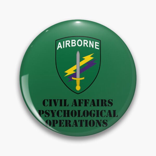 Item preview, Army Civil Affairs Psychological Operations B designed and sold by ABritTheSun.