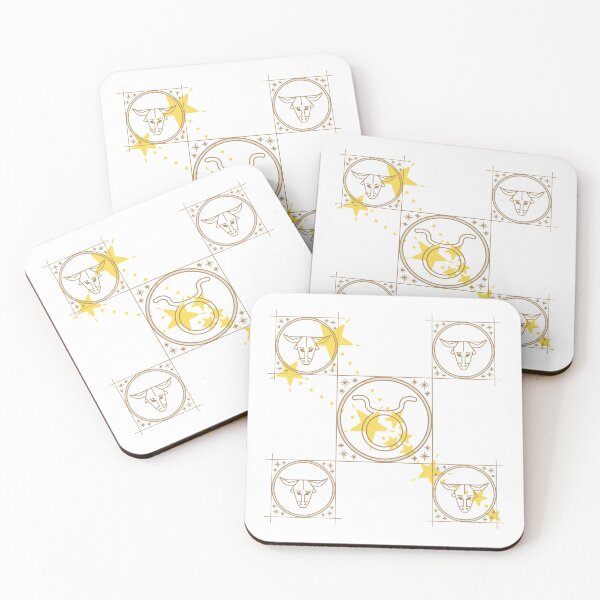 Item preview, Taurus Zodiac Pattern on White designed and sold by sandhyabhagath.