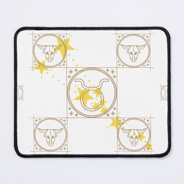Item preview, Taurus Zodiac Pattern on White designed and sold by sandhyabhagath.