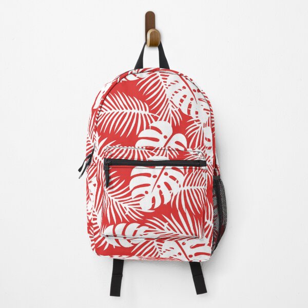 Item preview, Red Tropical Leaf Pattern, Perfect for Summer Time designed and sold by JulieSouster.
