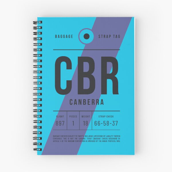 Item preview, Luggage Tag E - CBR Canberra Australia designed and sold by VoodooCircus.