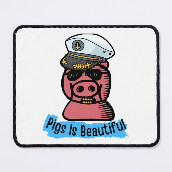 Item preview, Funny Pig Wearing A Captains Hat designed and sold by Edwadleo53.