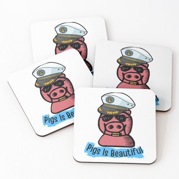 Item preview, Funny Pig Wearing  A Captains Hat designed and sold by Edwadleo53.