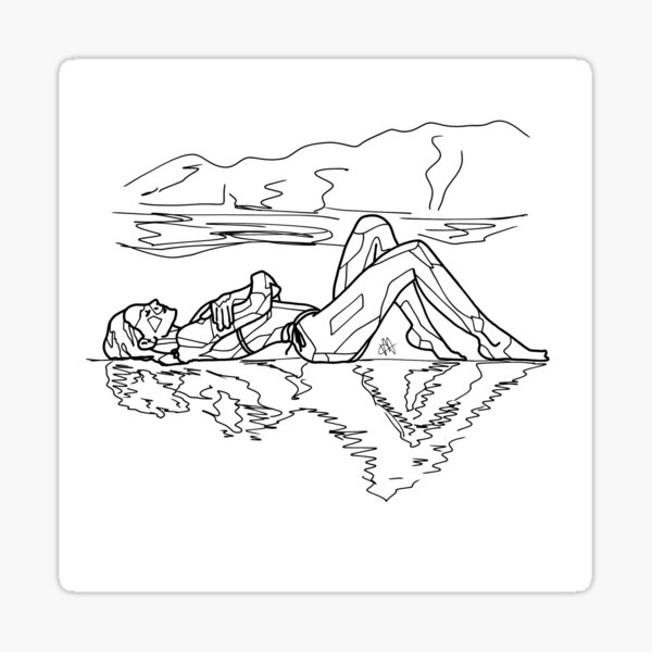 "Bikini Girls 11 black and white" Sticker for Sale by VittorioIlMagat Redbubble