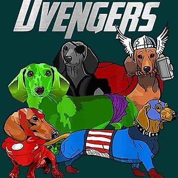 Dachshund 2024 avengers shirt