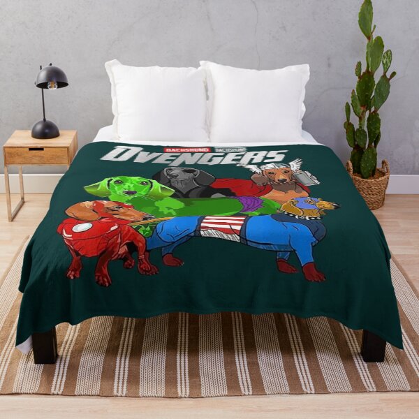 Item preview, Dvengers Dachshund, Avengers, Dog Lovers designed and sold by ABritTheSun.