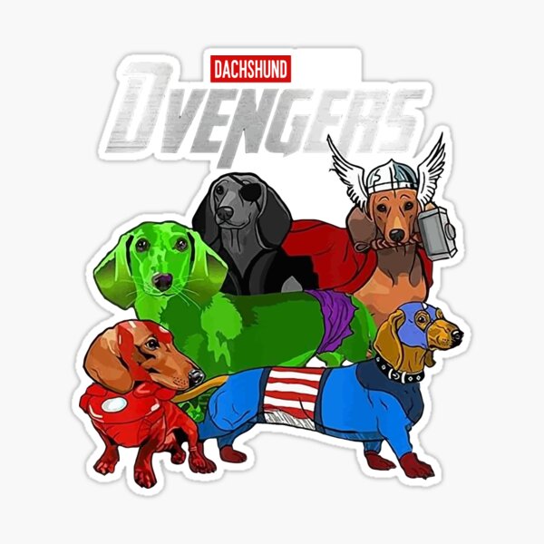 dachshund avengers t shirt