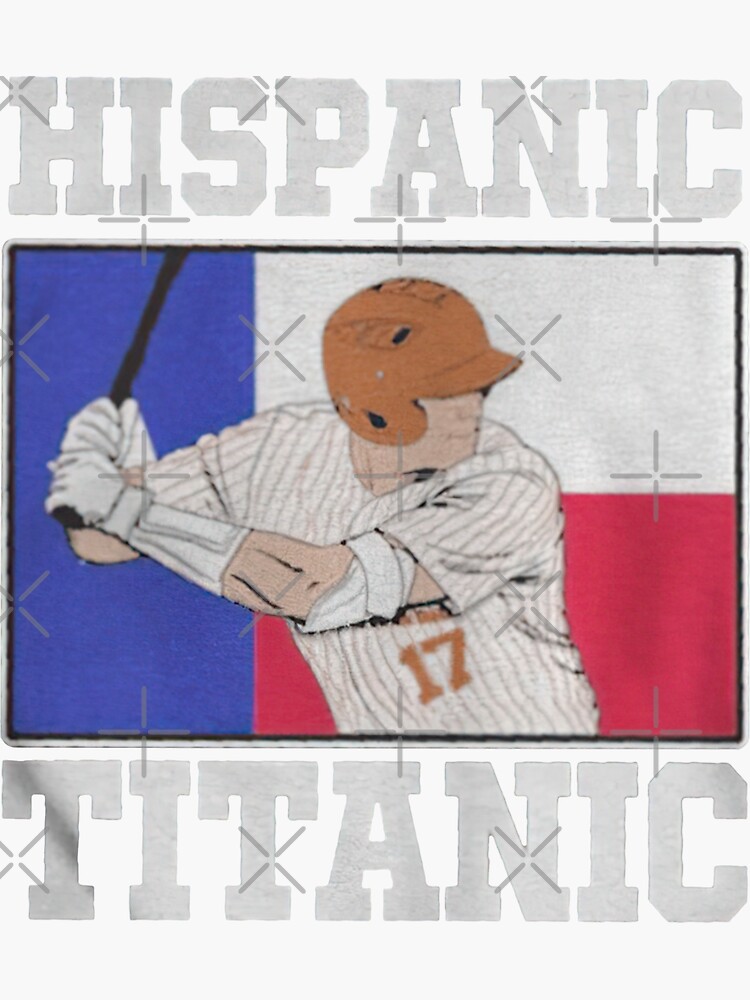"Hispanic Titanic Latino Baseball Sport " Sticker for Sale by