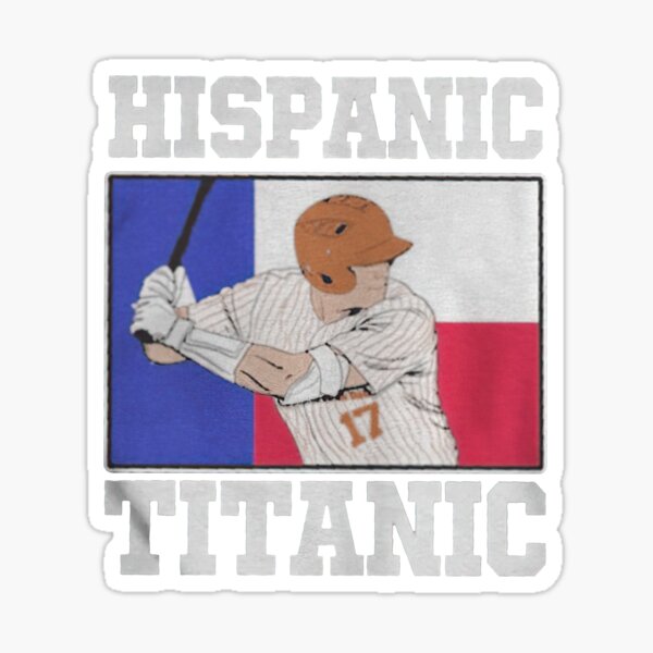 "Hispanic Titanic Latino Baseball Sport " Sticker for Sale by