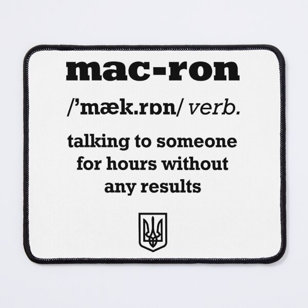 Item preview, To Macron Verb Definition Funny ukrainian dictionary designed and sold by lxmag.