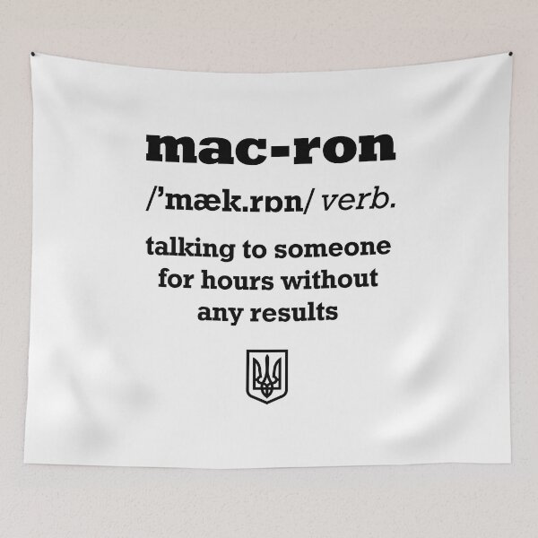 Item preview, To Macron Verb Definition Funny ukrainian dictionary designed and sold by lxmag.