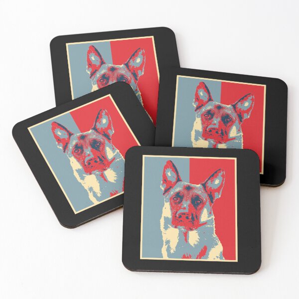 Item preview, DOG ARTWORK ALSATIAN VINTAGE SILHOUETTE GERMAN SHEPHERD designed and sold by sobriowslen.