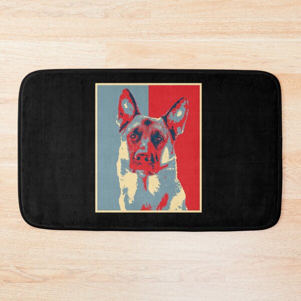 Item preview, DOG ARTWORK ALSATIAN VINTAGE SILHOUETTE GERMAN SHEPHERD designed and sold by sobriowslen.