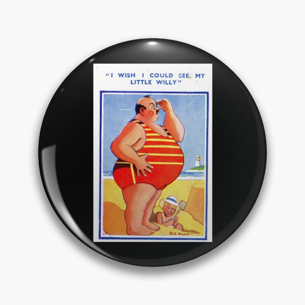 Item preview, FUNNY VINTAGE POSTCARD DESIGN BRITISH SEASIDE   designed and sold by JamesrDattilo.