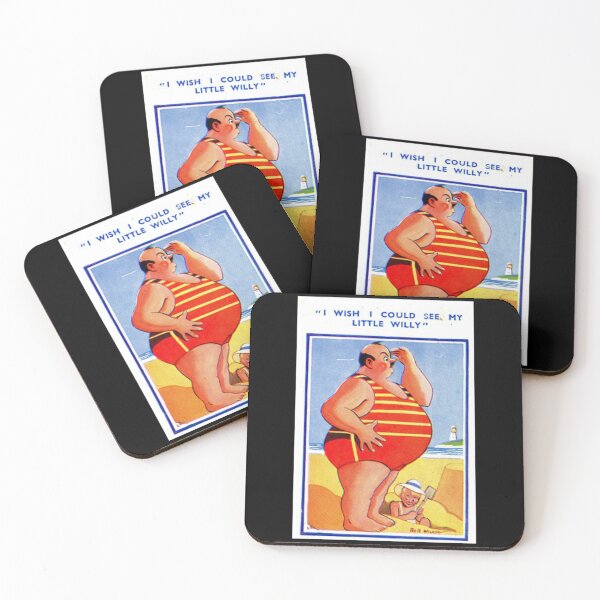 Item preview, FUNNY VINTAGE POSTCARD DESIGN BRITISH SEASIDE   designed and sold by JamesrDattilo.