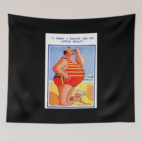 Item preview, FUNNY VINTAGE POSTCARD DESIGN BRITISH SEASIDE   designed and sold by JamesrDattilo.