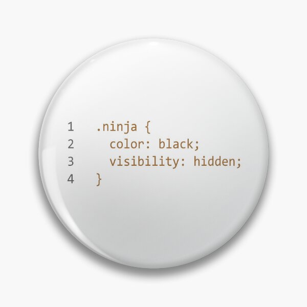Item preview, CSS Coding Ninja Funny Coder Technology designed and sold by JuxNdx.
