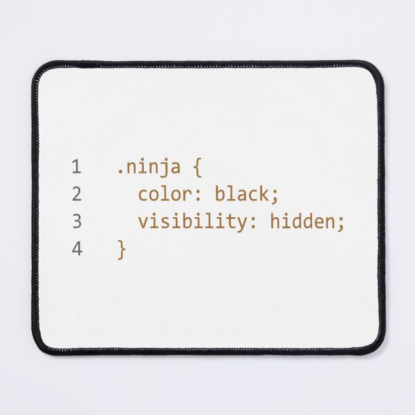 Item preview, CSS Coding Ninja Funny Coder Technology designed and sold by JuxNdx.