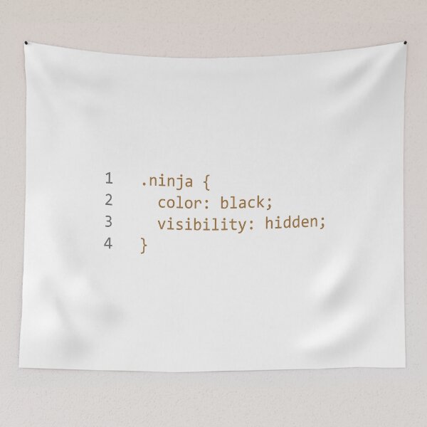 Item preview, CSS Coding Ninja Funny Coder Technology designed and sold by JuxNdx.