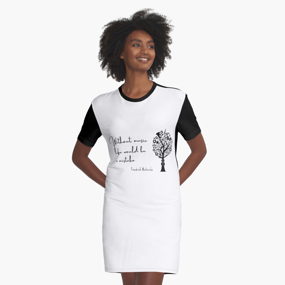 Item preview, Graphic T-Shirt Dress designed and sold by dechantsbirn.