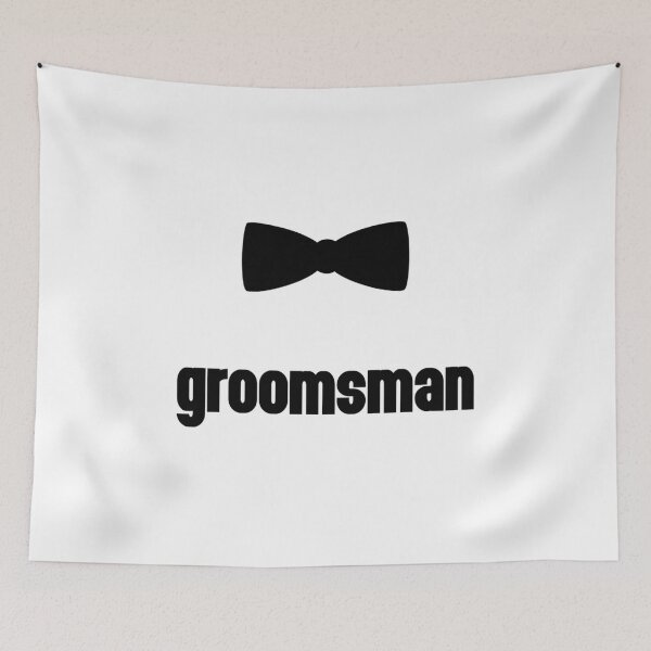 Item preview, Groomsman Bow Tie Wedding Quote   designed and sold by JamesrDattilo.