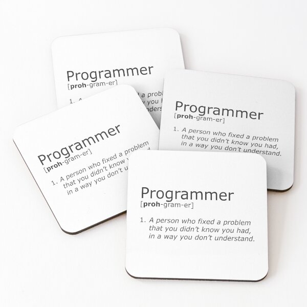 Item preview, Programmer Definition Funny Coder designed and sold by JuxNdx.