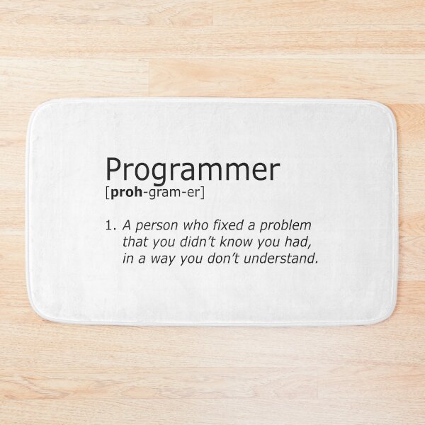 Item preview, Programmer Definition Funny Coder designed and sold by JuxNdx.