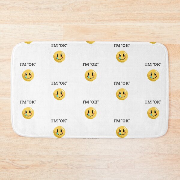 Item preview, I am "OK"- smiling face with tear designed and sold by E-YO.