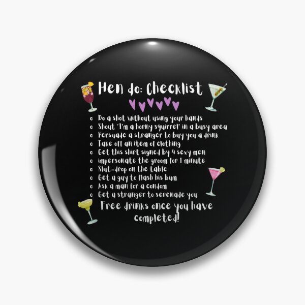 Item preview, Hen do checklist!    designed and sold by JamesrDattilo.