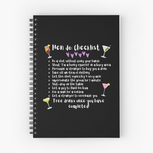 Item preview, Hen do checklist!    designed and sold by JamesrDattilo.