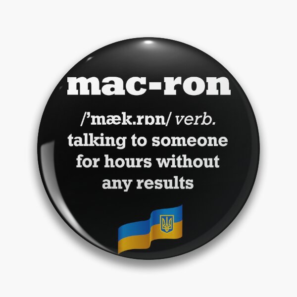 Item preview, To Macron Verb Funny Definition Ukrainian dictionary designed and sold by lxmag.