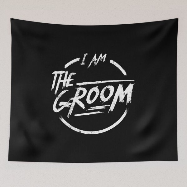 Item preview, I am the groom I Funny Bacherlor Stag Do party design V-Neck  designed and sold by JamesrDattilo.