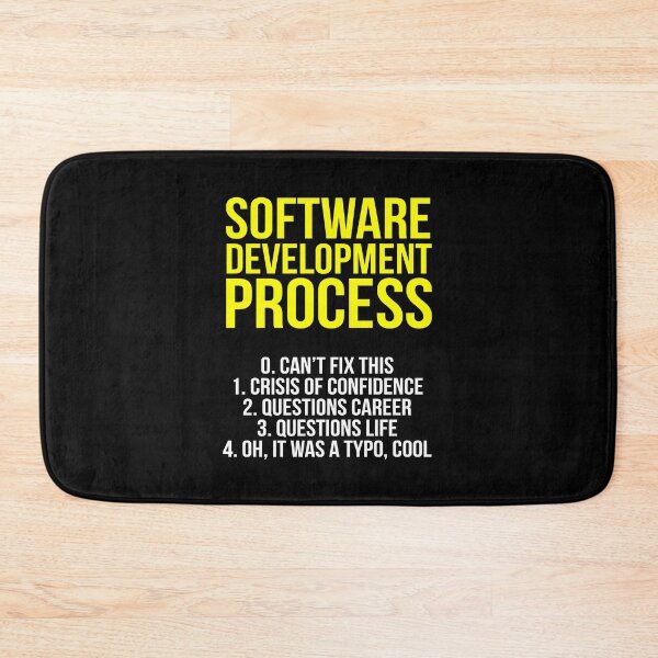 Item preview, Sofware Development Process Funny Technology designed and sold by JuxNdx.