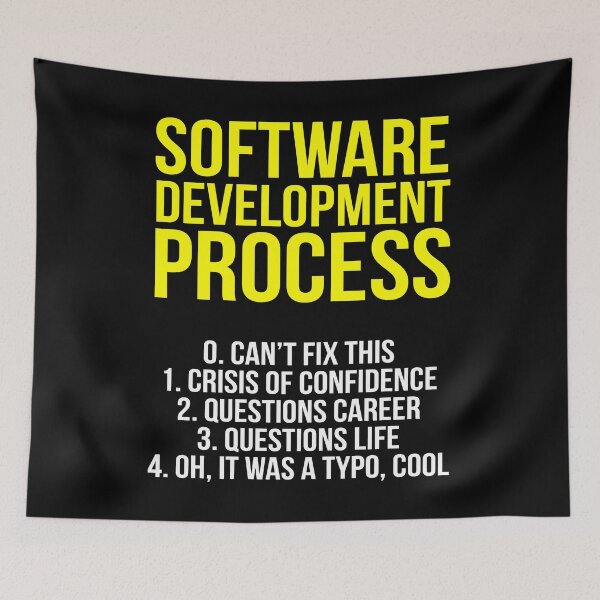Item preview, Sofware Development Process Funny Technology designed and sold by JuxNdx.