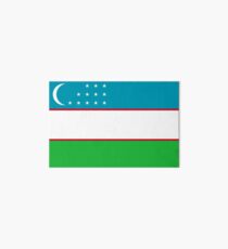 Flag of Uzbekistan Art Board