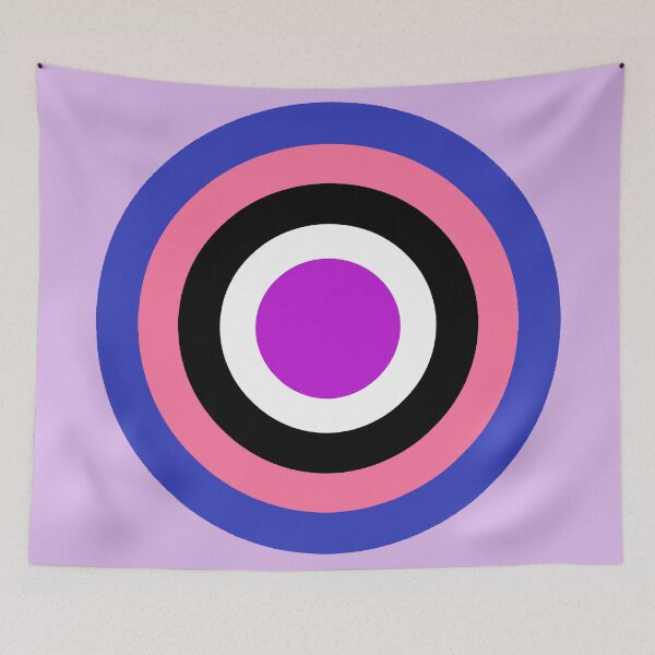 Item preview, Genderfluid Pride Flag Circle designed and sold by kiippers.