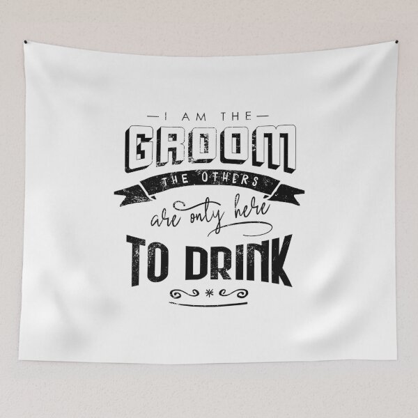 Item preview, I am the groom the others are only here to drink Bacherlor Stag Do party V-Neck      designed and sold by JamesrDattilo.