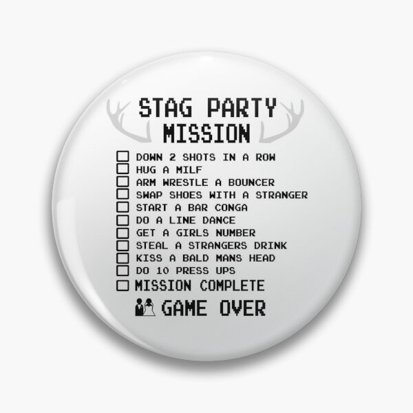 Item preview, Stag Party Checklist Funny Bachelor Shirt   designed and sold by JamesrDattilo.