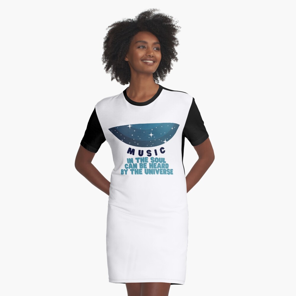 Item preview, Graphic T-Shirt Dress designed and sold by dechantsbirn.